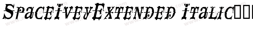 SpaceIveyExtended Italic字体转换